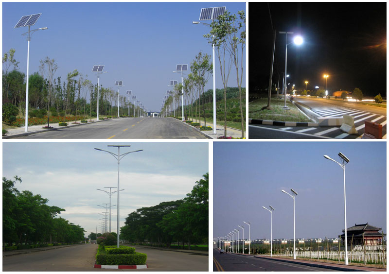 Solar powered street lights available from Eco Industrial Supplies