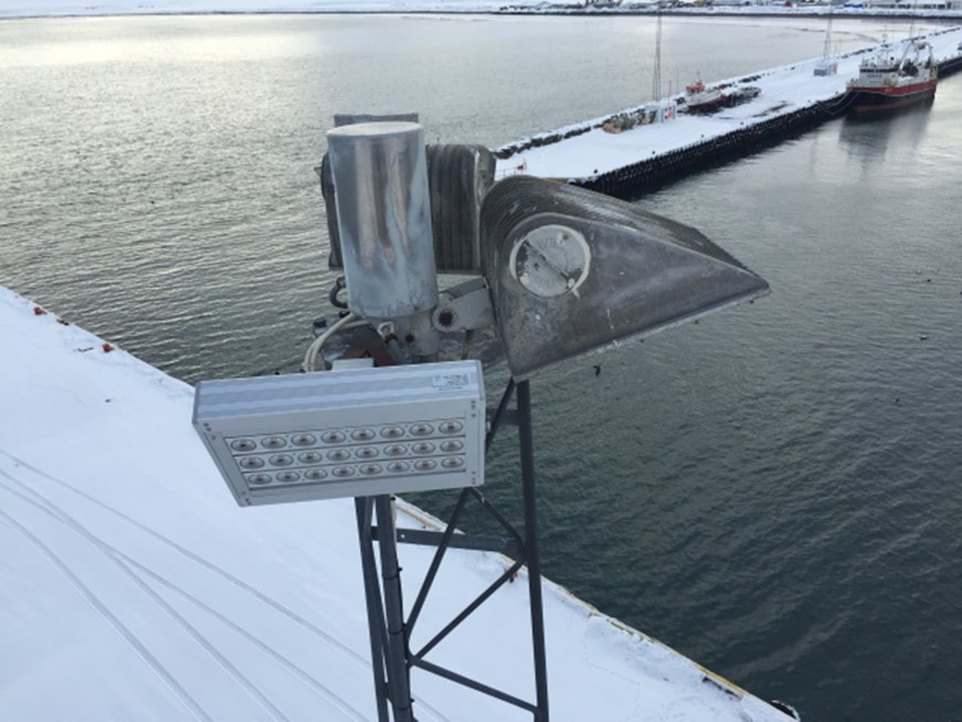 FLN series marine grade floodlight LED available from eco industrial supplies